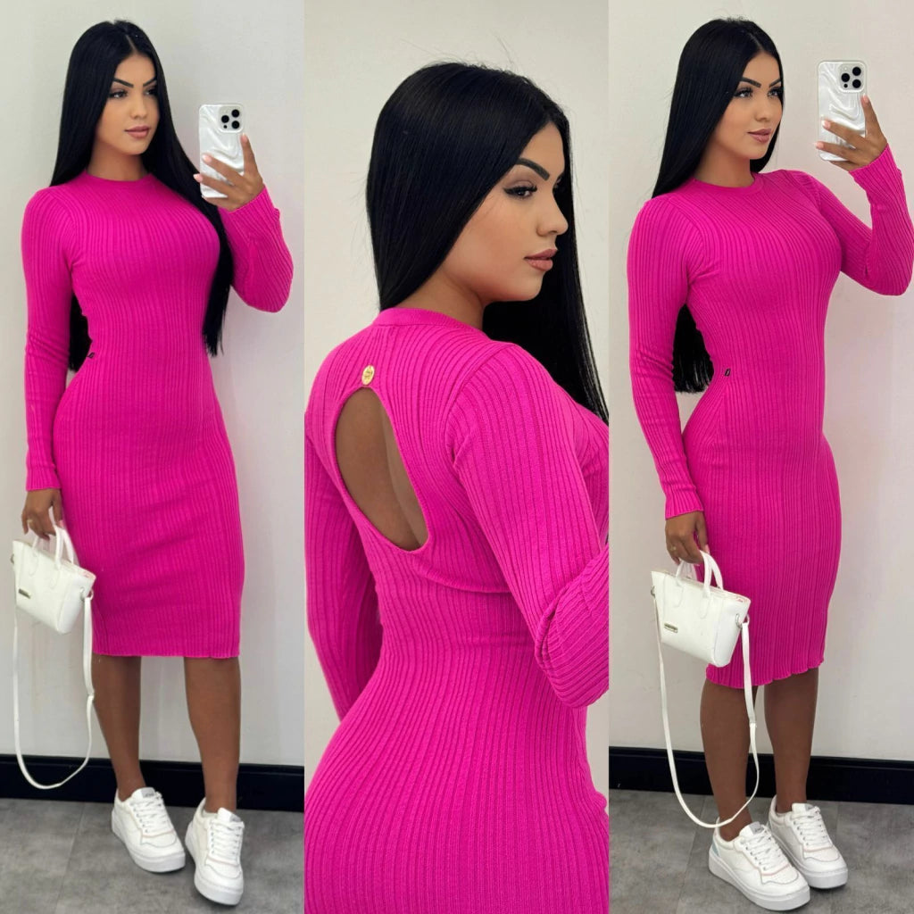VESTIDO MODAL MABEL PINK